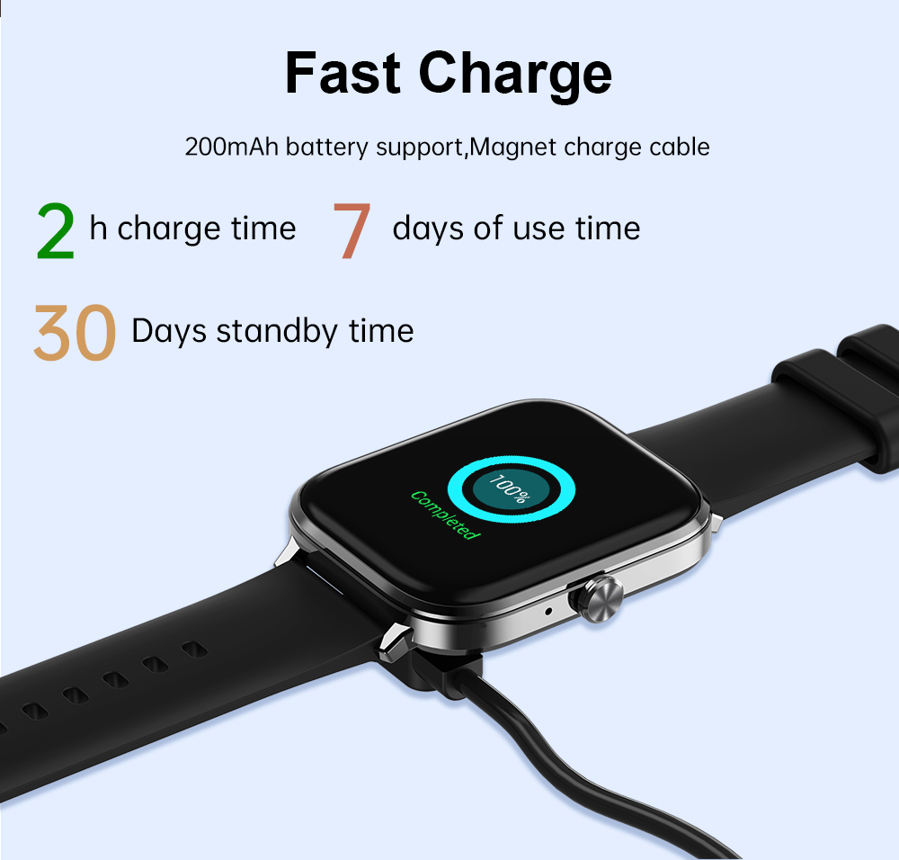 1.78” AMOLED Smart Watch BT Call/Make Call IOS Android Fitness Tracker Sleep Monitor Sport Moniter PeakSmart OEM