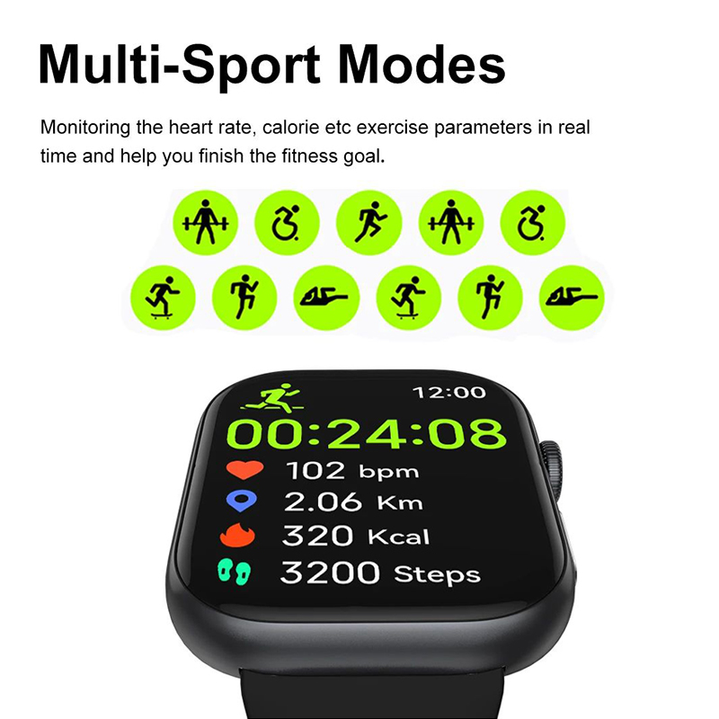 PeakSmart Bluetooth Calling Smartwatch with AI Voice Assistant & All-Day Health Monitoring