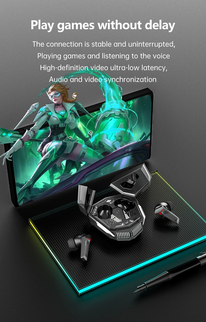 Long Battery Bluetooth Earphone Wireless Gaming In-Ear True Earbuds BT5.5 OEM