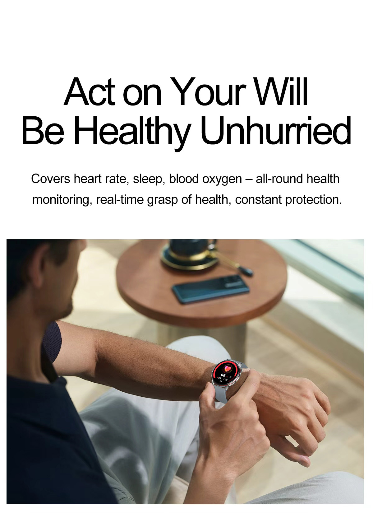 PeakSmart OEM&ODM Smart Watch Sport Fitness Tracker Healthcare Monitor AMOLED 1.43" NFC