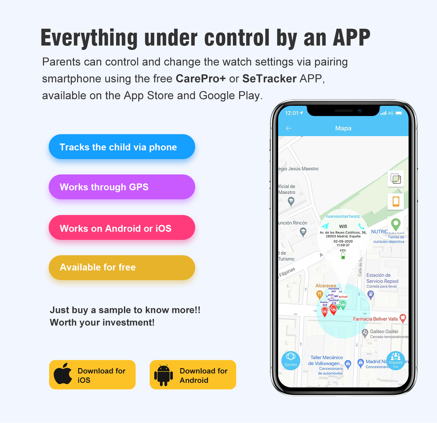 4G Kids Smart Watch GPS Tracker with Sim Card Slot IP67 Waterproof Children Phone Watch Global Version