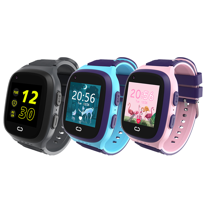 4G Kids Smart Watch GPS Tracker with Sim Card Slot IP67 Waterproof Children Phone Watch Global Version