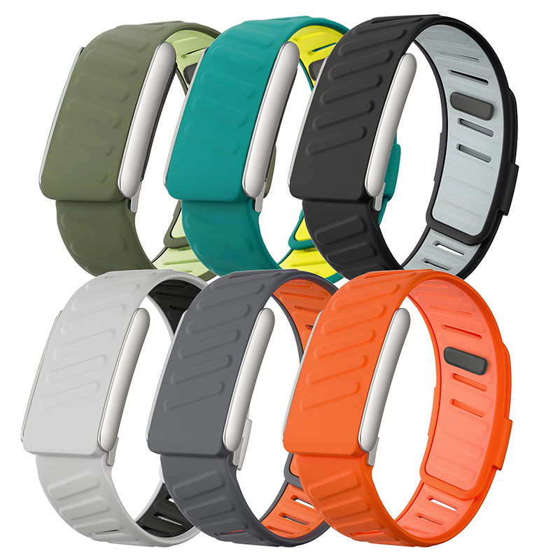 Whoop 5.0 Silicone SportFlex Replacement Band Compatible with WHOOP 5.0 MG Life Waterproof & Sweatproof Strap