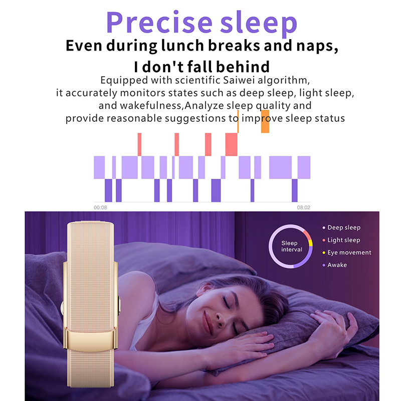 Smart Fitness Tracker Bracelet with Heart Rate Monitor, Multi-Sport Modes Waterproof Activity Tracker for Women Men Sport Band